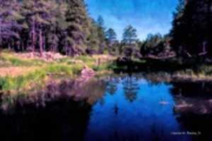 Free download Digital Pastel Drawing of Griffith Spring free photo or picture to be edited with GIMP online image editor