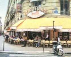 Free download Digital Pastel Drawing of La Rotonde free photo or picture to be edited with GIMP online image editor