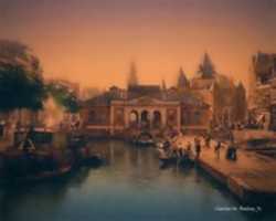 ดาวน์โหลดฟรี Digital Pastel Drawing of the Amsterdam Waag ฟรีรูปภาพหรือรูปภาพที่จะแก้ไขด้วยโปรแกรมแก้ไขรูปภาพออนไลน์ GIMP