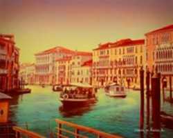 Free download Digital Pastel Drawing of the Ca Foscari in Venice free photo or picture to be edited with GIMP online image editor