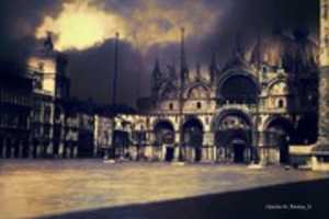 Free download Digital Pastel Drawing of the Piazza San Marco free photo or picture to be edited with GIMP online image editor
