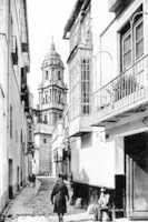 Free download Digital Pen and Ink Drawing of a Street in Malaga free photo or picture to be edited with GIMP online image editor