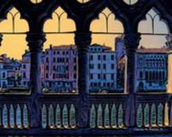 Free download Digital Pen and Ink Drawing of the Grand Canal Seen from the Ca Rezzonico free photo or picture to be edited with GIMP online image editor