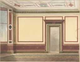 Free download Dining Room Elevation in a Simplified Third Pompeian Style free photo or picture to be edited with GIMP online image editor