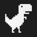 Dino game  screen for extension Chrome web store in OffiDocs Chromium