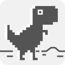 Dino Rush  screen for extension Chrome web store in OffiDocs Chromium