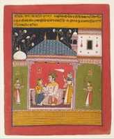 Free download Dipak Raga: Folio from a Ragamala Series (Garland of Musical Modes) free photo or picture to be edited with GIMP online image editor
