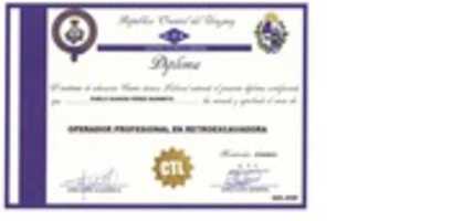 Free download diploma de operador de retroexcabadora free photo or picture to be edited with GIMP online image editor