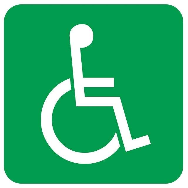 הורדה בחינם של Disabled Sign Chair - איור חינם לעריכה עם עורך תמונות מקוון בחינם של GIMP