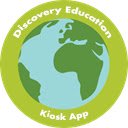 Discovery Education Kiosk App  screen for extension Chrome web store in OffiDocs Chromium