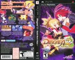 Free download Disgaea 2: Dark Hero Days [ULUS-10461] PSP Box Art free photo or picture to be edited with GIMP online image editor