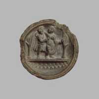 Free download Dish with a Mythological Couple (Perhaps Apollo and Daphne) free photo or picture to be edited with GIMP online image editor