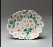 Free download Dish with Design of Cherry Blossoms free photo or picture to be edited with GIMP online image editor