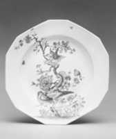 Free download Dish with tree, flowers, and birds free photo or picture to be edited with GIMP online image editor