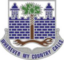 Free download Distinctive Unit Insignia of the 118th Infantry Regiment (SC ARNG) free photo or picture to be edited with GIMP online image editor