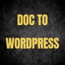 Doc to Wordpress  screen for extension Chrome web store in OffiDocs Chromium