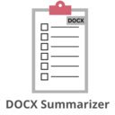 Document Summarizer  screen for extension Chrome web store in OffiDocs Chromium