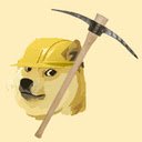 Doge Miner  screen for extension Chrome web store in OffiDocs Chromium