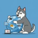 DogVPN  screen for extension Chrome web store in OffiDocs Chromium