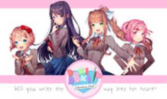 Free download Doki Doki Literature Club! 1.1.1 Windows + Linux/Ubuntu free photo or picture to be edited with GIMP online image editor