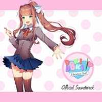 Free download Doki Doki Literature Club - Cover Art free photo or picture to be edited with GIMP online image editor