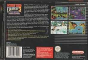 Free download Donkey Kong Country 3: Dixies Double Trouble - SNES - German Front & Back Cover free photo or picture to be edited with GIMP online image editor