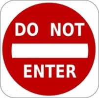 Free download do-not-enter-sign-clip-art free photo or picture to be edited with GIMP online image editor