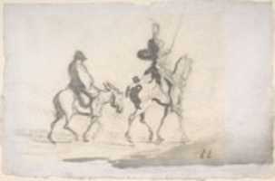 Free download Don Quixote and Sancho Panza free photo or picture to be edited with GIMP online image editor