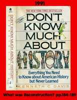 免费下载 Dont Know Much About History: Everything You Need to Know About American History, But Never Learned (Reconstruction) 免费照片或图片可使用 GIMP 在线图像编辑器进行编辑