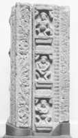 Free download Doorframe with Three Ganas (Nature Deities) Dancing and Playing Instruments free photo or picture to be edited with GIMP online image editor