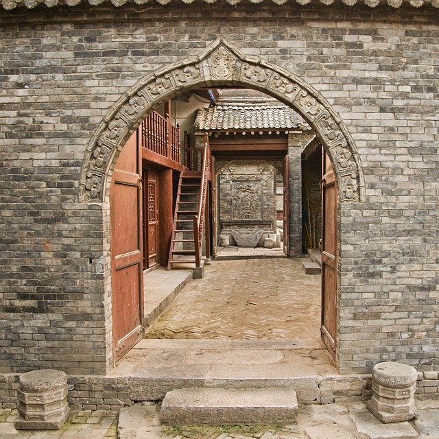 Free download door great mosque china xi an free picture to be edited with GIMP free online image editor