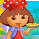 หน้าจอแต่งตัว Dora the Cook สำหรับส่วนขยาย Chrome เว็บสโตร์ใน OffiDocs Chromium
