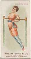 Free download Double Arm Swing, from the Gymnastic Exercises series (N77) for Duke brand cigarettes free photo or picture to be edited with GIMP online image editor