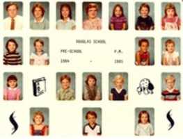Free download Douglas Elementary School, Afternoon Preschool,  1984-85 free photo or picture to be edited with GIMP online image editor