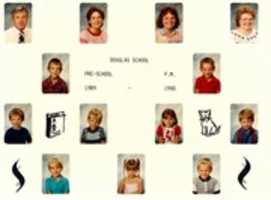 Douglas Elementary School, Afternoon PreSchool Class, 1989-1990 무료 사진 또는 GIMP 온라인 이미지 편집기로 편집할 사진 다운로드