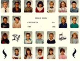 Free download Douglas Elementary School, Morning Kindergarten Class,1989-90 free photo or picture to be edited with GIMP online image editor
