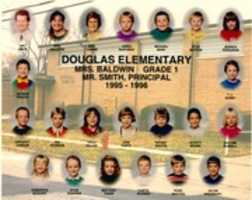 Free download Douglas Elementary School, Mrs. Baldwins 1st Grade Class, 1995-96 free photo or picture to be edited with GIMP online image editor