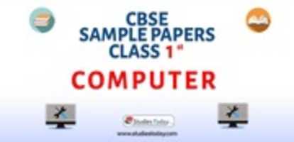Free download Download CBSE Sample Paper For Class 1 Computer With Solution In PDF free photo or picture to be edited with GIMP online image editor