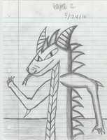Free download Dragon Drawing 5/24/16 free photo or picture to be edited with GIMP online image editor