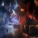 Dragon Galaxy Theme  screen for extension Chrome web store in OffiDocs Chromium