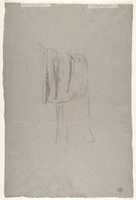 Free download Drapery Study for a Cleric (lower register); verso:  Sleeve of a Cleric; (studies for wall paintings in the Chapel of Saint Remi, Sainte-Clotilde, Paris, 1858) free photo or picture to be edited with GIMP online image editor