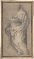 Free download Drapery Study for a Standing Male Figure in Profile Facing Left. free photo or picture to be edited with GIMP online image editor