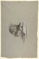 Free download Drapery Study for Figure Holding Crown (middle register); study for wall paintings in the Chapel of Saint Remi, Sainte-Clotilde, Paris, 1858 free photo or picture to be edited with GIMP online image editor