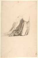 Free download Drapery Study for Sainte Clotilde (middle register; study for wall paintings in the Chapel of Saint Remi, Sainte-Clotilde, Paris, 1858) free photo or picture to be edited with GIMP online image editor