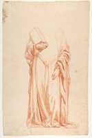 Free download Drapery Study for Sainte-Clotilde (upper register; study for wall paintings in the Chapel of Saint Remi, Sainte-Clotilde, Paris, 1858) free photo or picture to be edited with GIMP online image editor