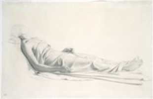 Free download Drapery Study for the Figure of the Dying Mary Magdalen free photo or picture to be edited with GIMP online image editor