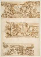 Descărcare gratuită Desen pentru gravură în Raccolta di Vari Schizzi, Veneția, 1747, După Angelo Rosis. fotografie sau imagine gratuită pentru a fi editată cu editorul de imagini online GIMP