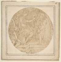 Free download Drawing of a Roman Emperor Receiving a Petition free photo or picture to be edited with GIMP online image editor
