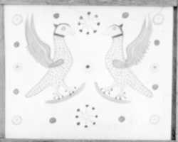Free download Drawing of Two Confronted Griffons free photo or picture to be edited with GIMP online image editor