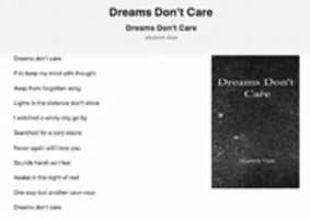 Бесплатно скачать Dreams Dont Care бесплатное фото или изображение для редактирования с помощью онлайн-редактора изображений GIMP